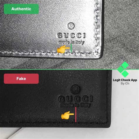 how to tell a real gucci wallet from a fake|Gucci wallet authenticity check.